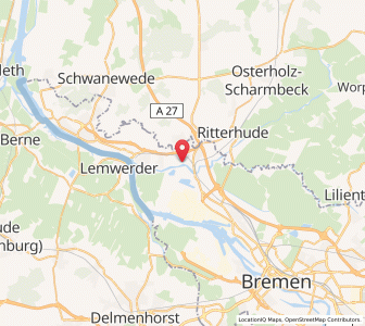 Map of Burglesum, Bremen