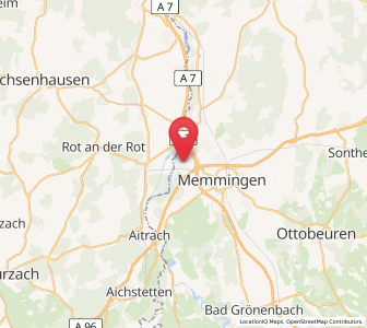 Map of Buxheim, Bavaria