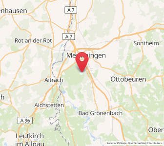 Map of Dickenreishausen, Bavaria