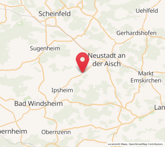 Map of Dietersheim, Bavaria