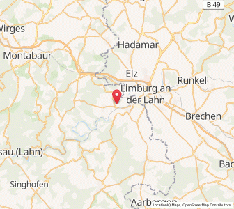 Map of Diez, Rheinland-Pfalz