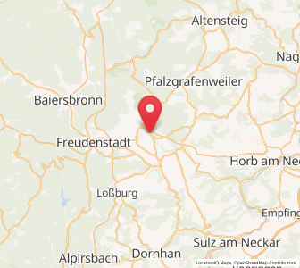 Map of Dornstetten, Baden-Wurttemberg