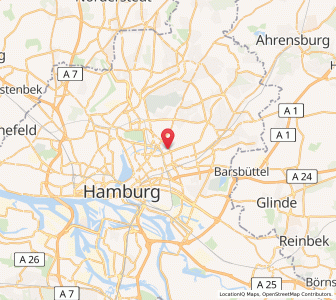 Map of Dulsberg, Hamburg
