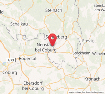 Map of Ebersdorf, Bavaria