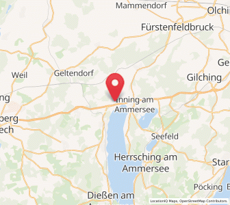 Map of Eching, Bavaria