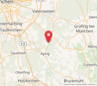 Map of Egmating, Bavaria