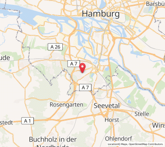 Map of Eißendorf, Hamburg