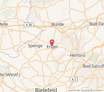Map of Enger, North Rhine-Westphalia