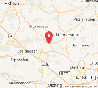 Map of Erdweg, Bavaria