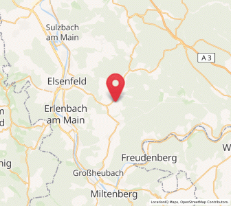 Map of Eschau, Bavaria