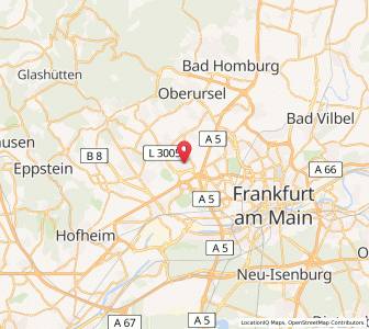 Map of Eschborn, Hesse