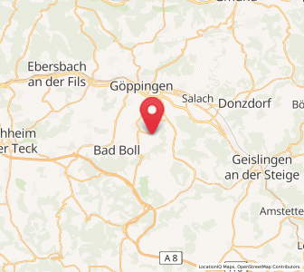Map of Eschenbach, Baden-Wurttemberg