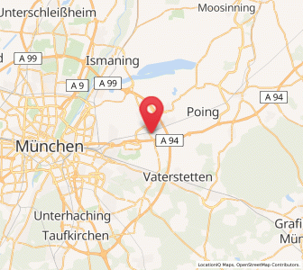 Map of Feldkirchen, Bavaria