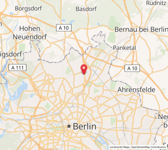 Map of Französisch Buchholz, Berlin