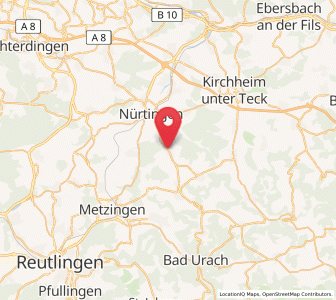 Map of Frickenhausen, Baden-Wurttemberg