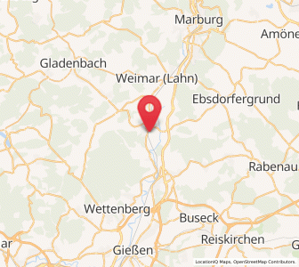 Map of Fronhausen, Hesse