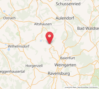 Map of Fronreute, Baden-Wurttemberg