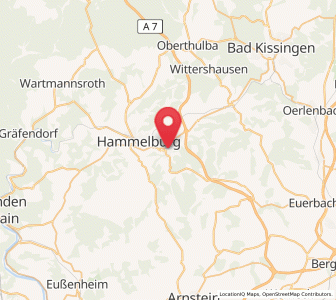 Map of Fuchsstadt, Bavaria