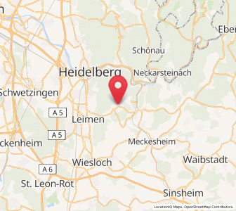 Map of Gaiberg, Baden-Wurttemberg