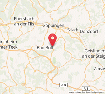 Map of Gammelshausen, Baden-Wurttemberg
