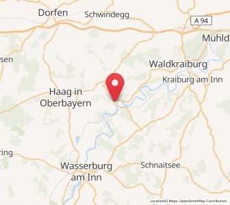 Map of Gars, Bavaria