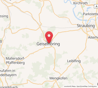Map of Geiselhöring, Bavaria