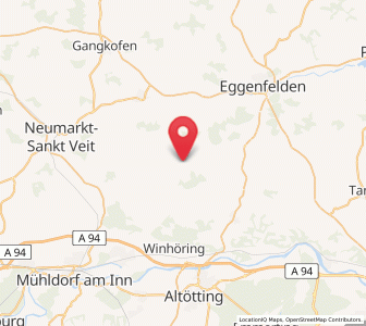 Map of Geratskirchen, Bavaria