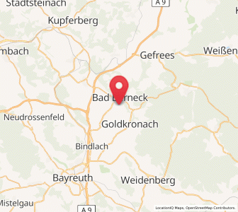 Map of Gesees, Bavaria