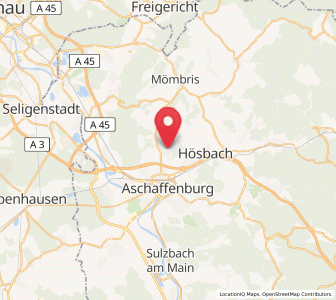 Map of Glattbach, Bavaria