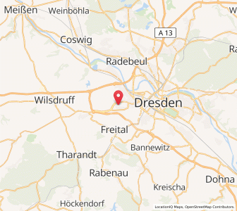 Map of Gorbitz, Saxony