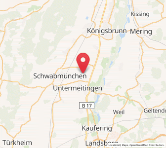 Map of Graben, Bavaria