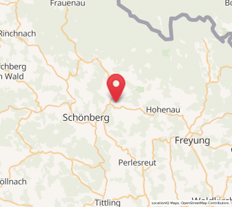 Map of Grafenau, Bavaria