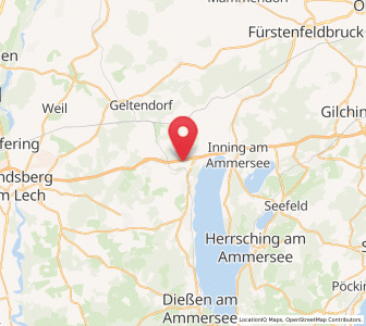 Map of Greifenberg, Bavaria