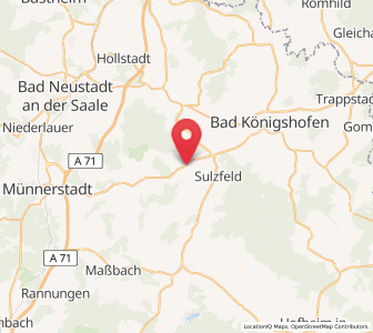 Map of Großbardorf, Bavaria