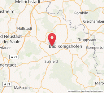 Map of Großeibstadt, Bavaria