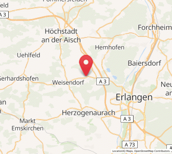 Map of Großenseebach, Bavaria
