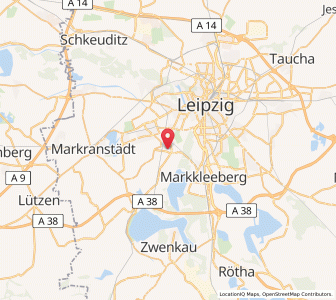 Map of Großzschocher, Saxony