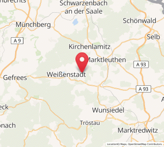 Map of Grub, Bavaria