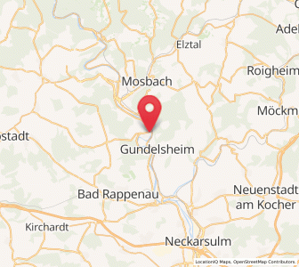 Map of Haßmersheim, Baden-Wurttemberg