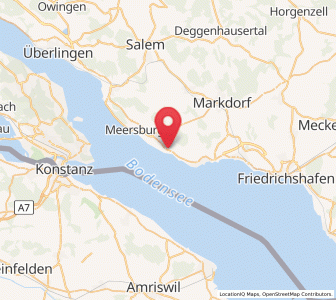 Map of Hagnau, Baden-Wurttemberg