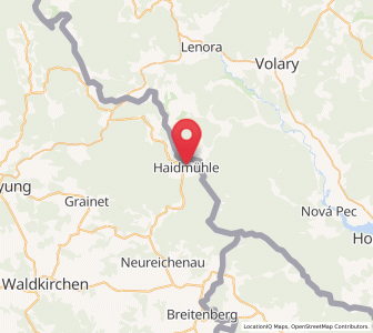 Map of Haidmühle, Bavaria