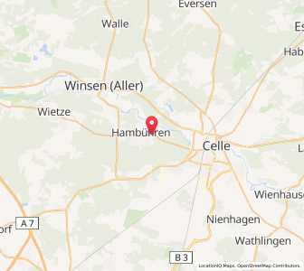 Map of Hambühren, Lower Saxony