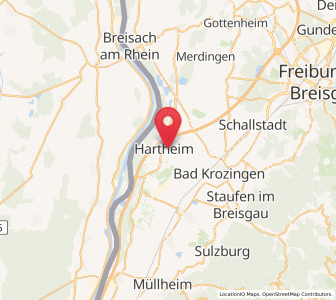 Map of Hartheim, Baden-Wurttemberg