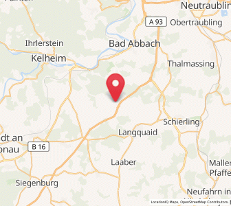 Map of Hausen, Bavaria