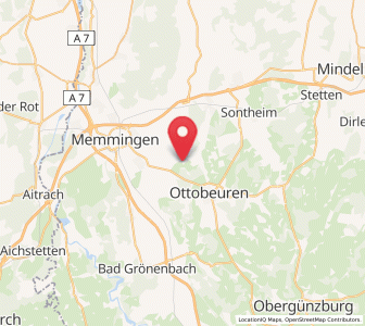 Map of Hawangen, Bavaria