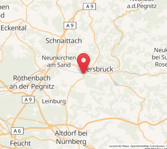 Map of Henfenfeld, Bavaria