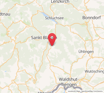 Map of Höchenschwand, Baden-Wurttemberg