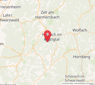 Map of Hofstetten, Baden-Wurttemberg