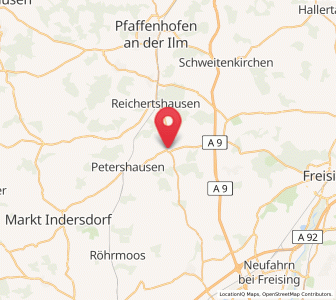 Map of Hohenkammer, Bavaria