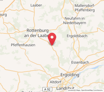 Map of Hohenthann, Bavaria